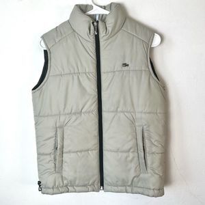 Lacoste Sage green Puffer Jacket size S